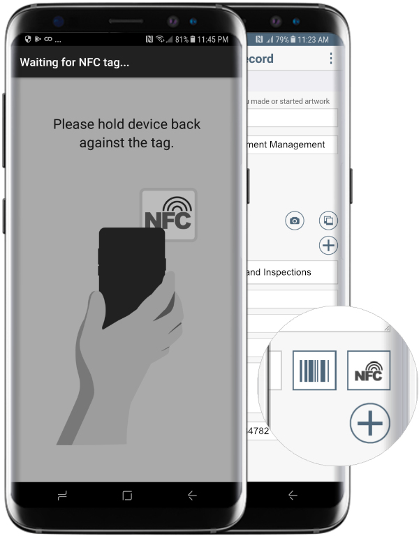 NFC in Business Process Management Apps