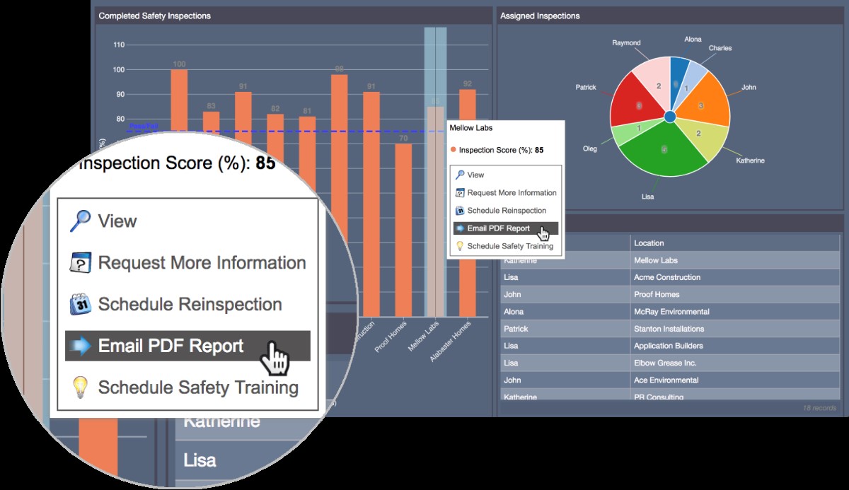 Environmental Project Data with Custom No-Code App