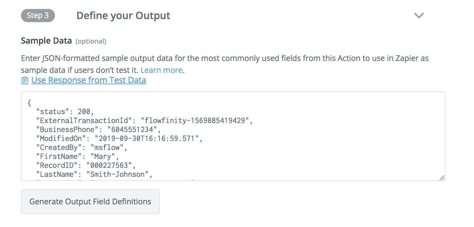 Flowfinity - Using REST to submit records to Flowfinity with Zapier