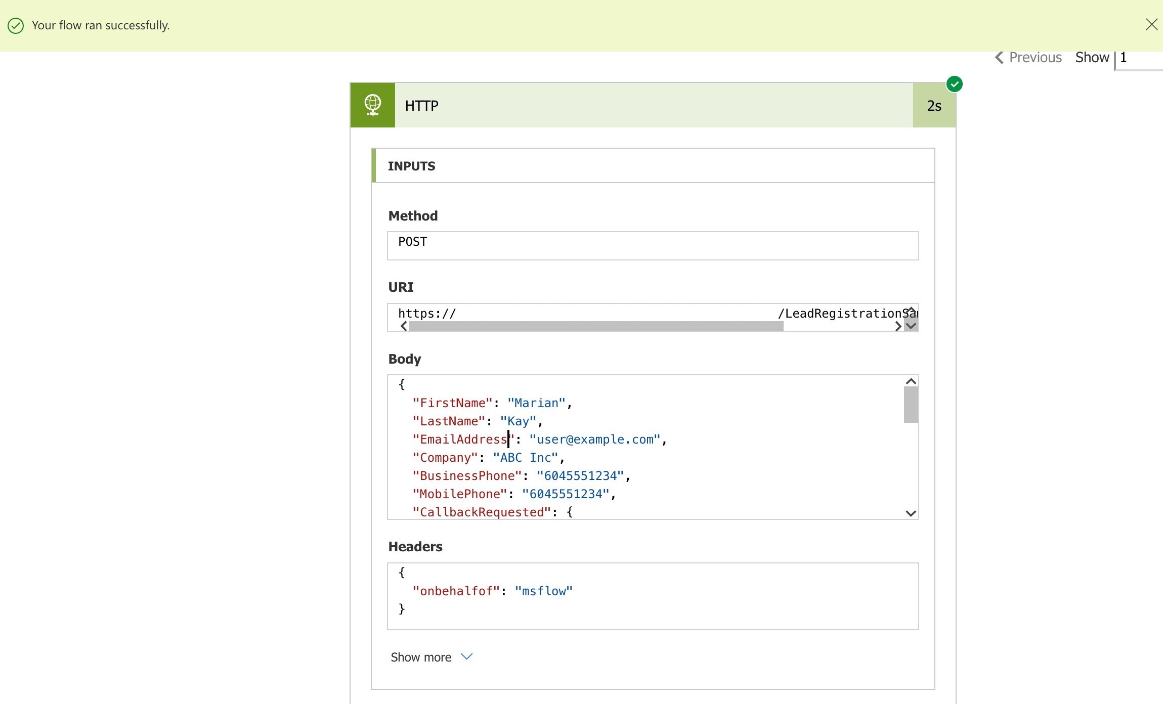 Flowfinity - Using REST to submit records to Flowfinity using Power Automate